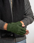 Koru Possum Merino Fingerless Gloves