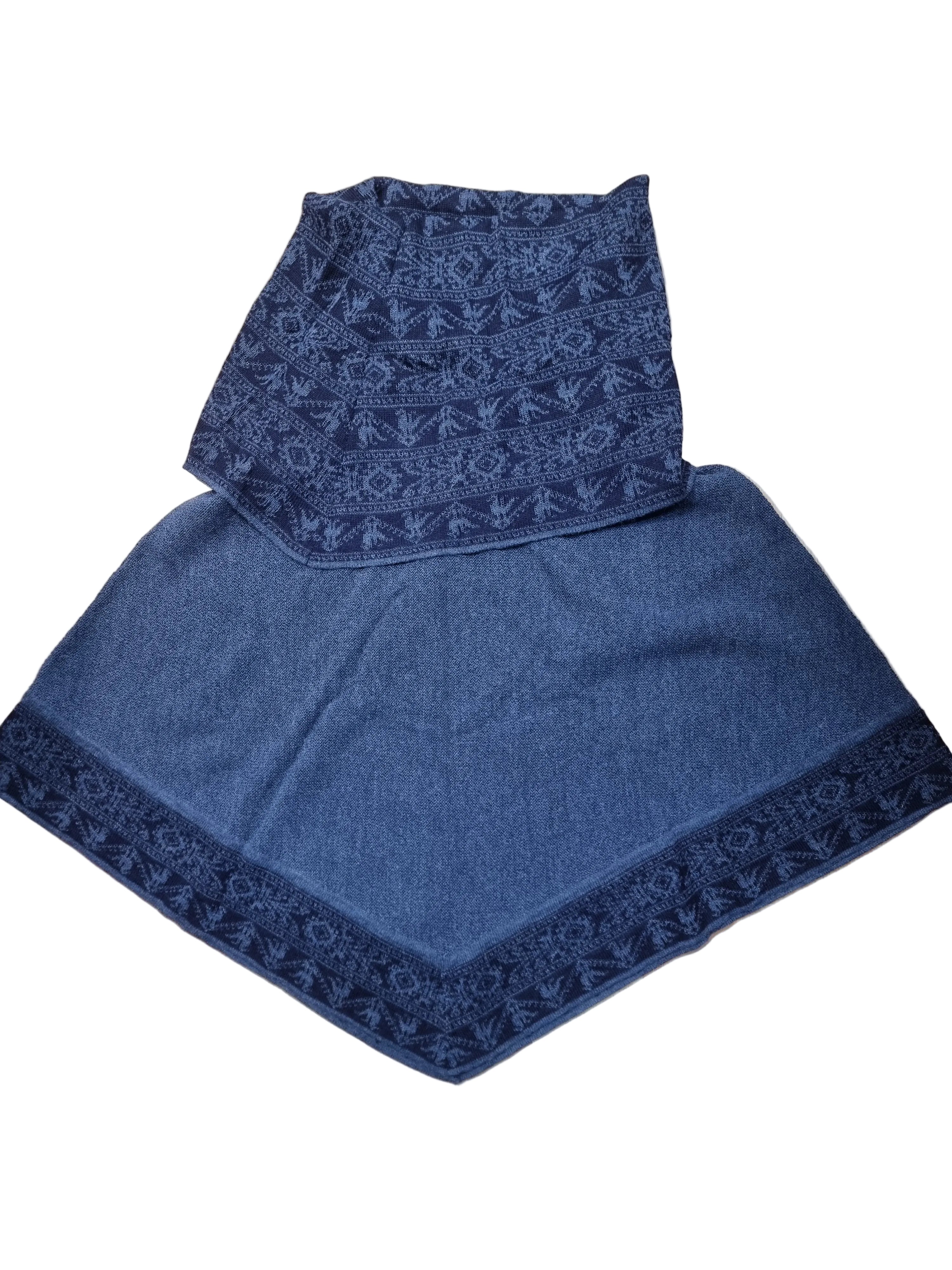 Little Alpaca Aztec Poncho