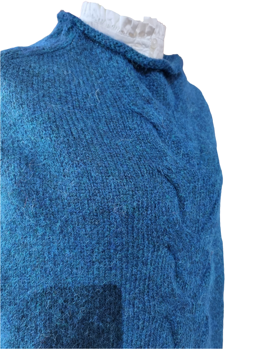 Little Alpaca Cable Poncho