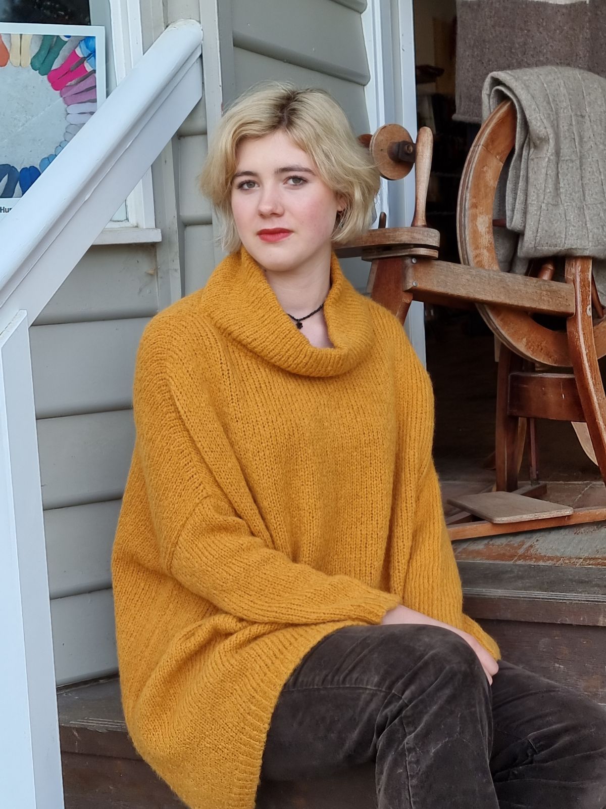Little Alpaca Oversized Slouchy Nest Jumper