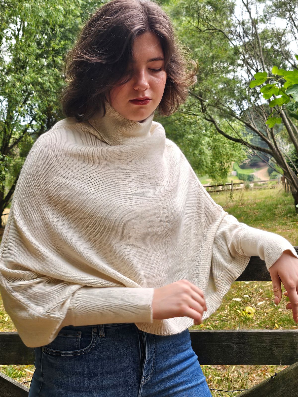 Little Alpaca Poncho Sweater
