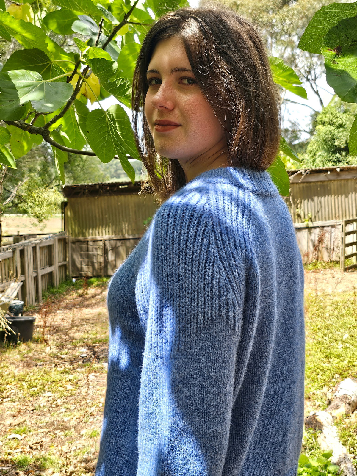 Little Alpaca Soft Knit Detail Crew