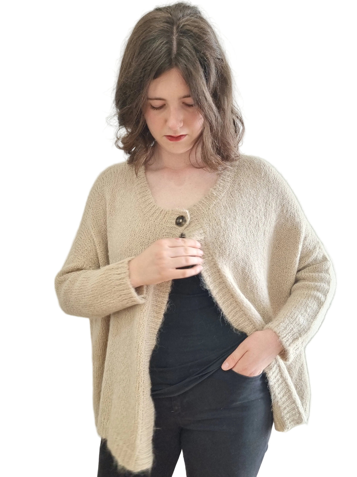 Little Alpaca Suri Swing Cardi
