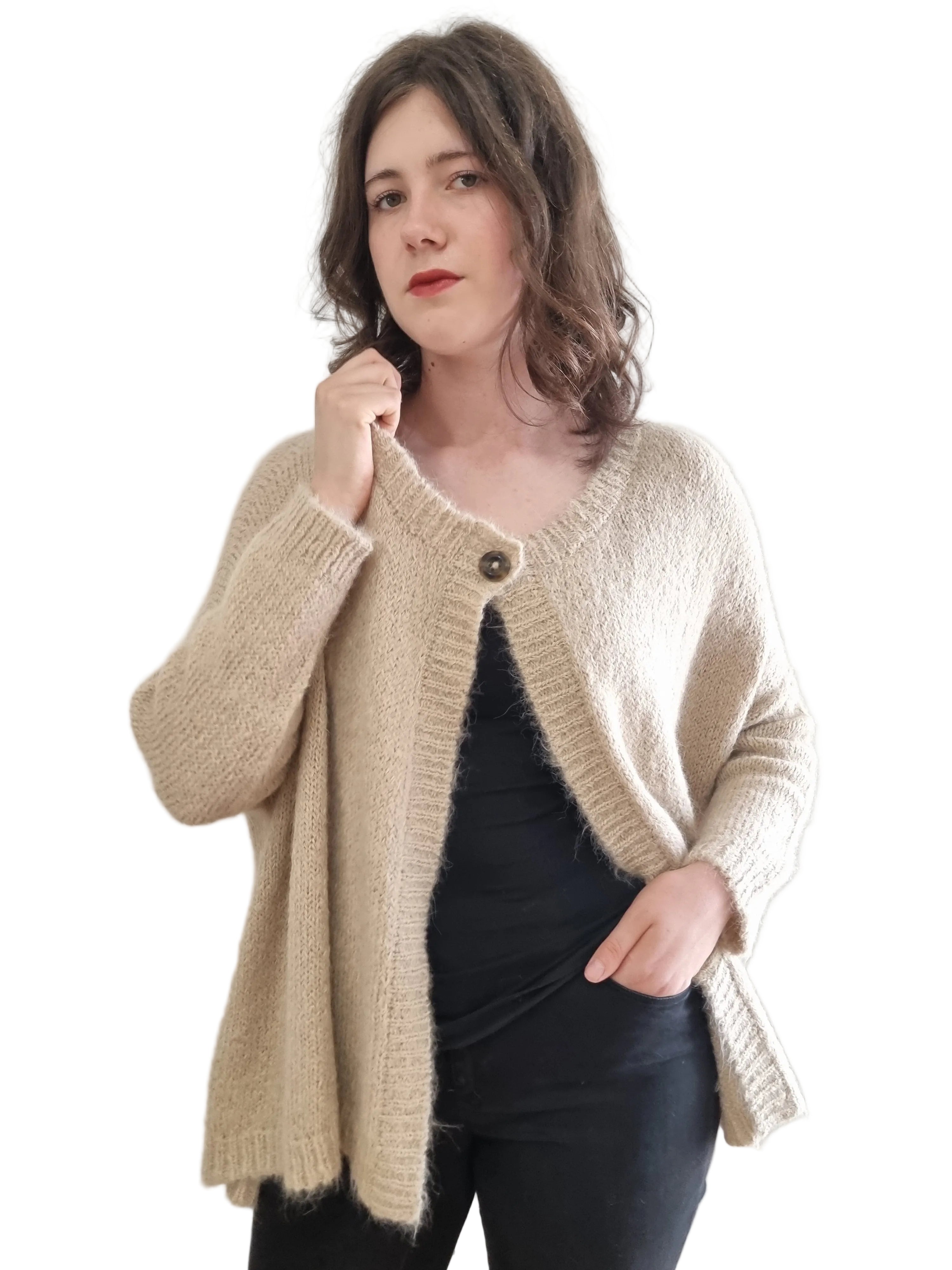 Little Alpaca Suri Swing Cardi