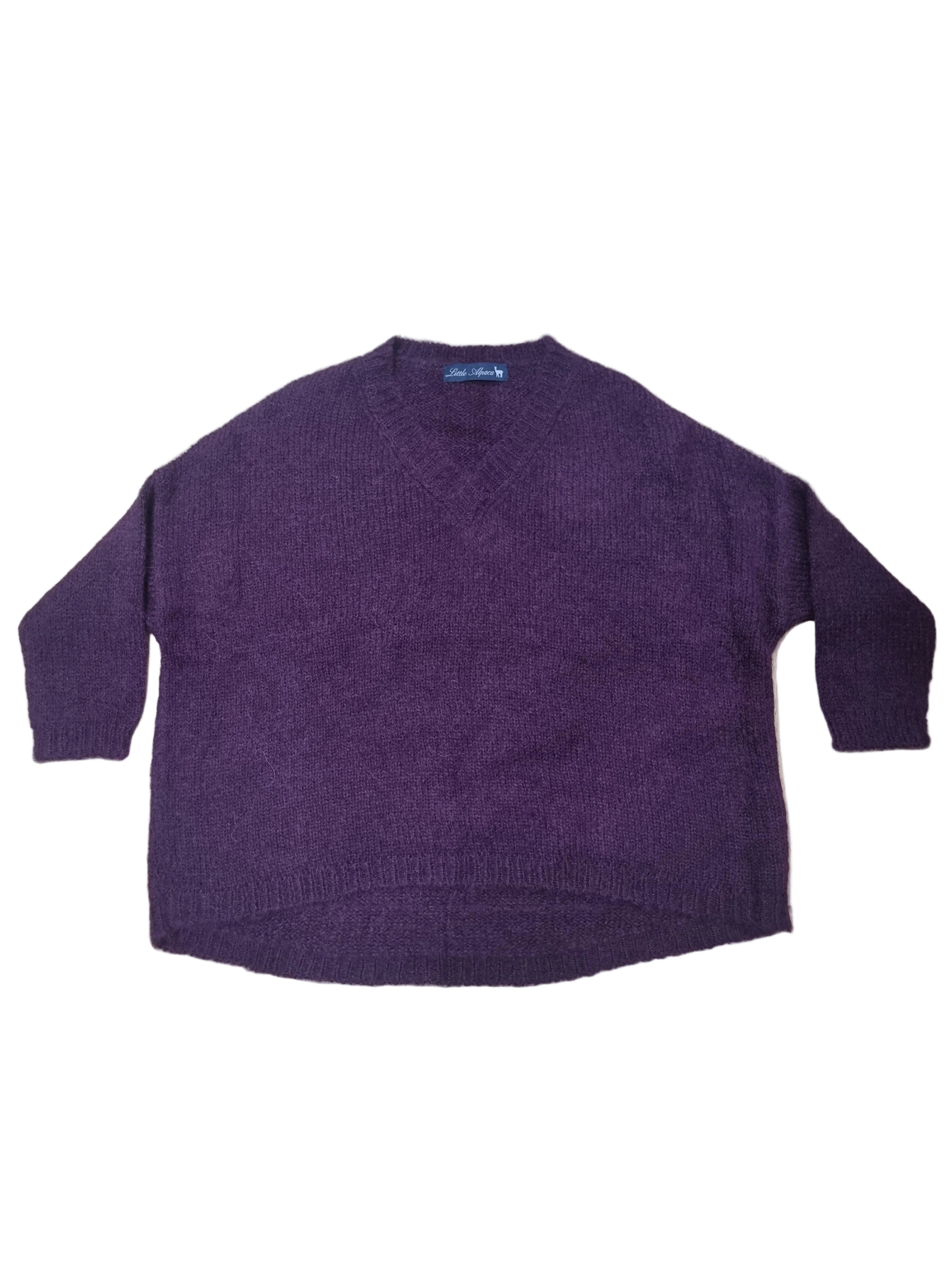 Little Alpaca Suri V Neck One-Size