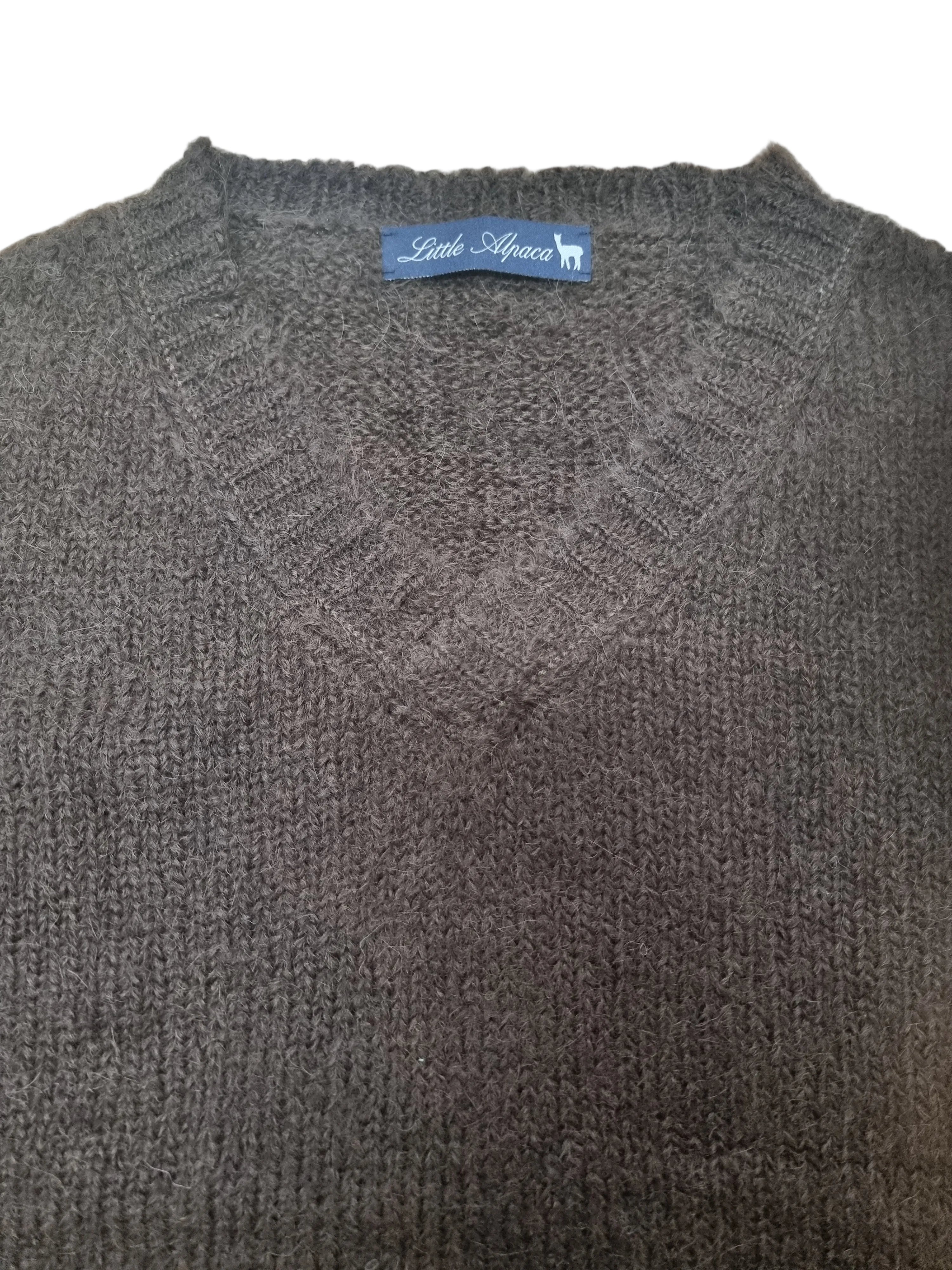 Little Alpaca Suri V Neck One-Size