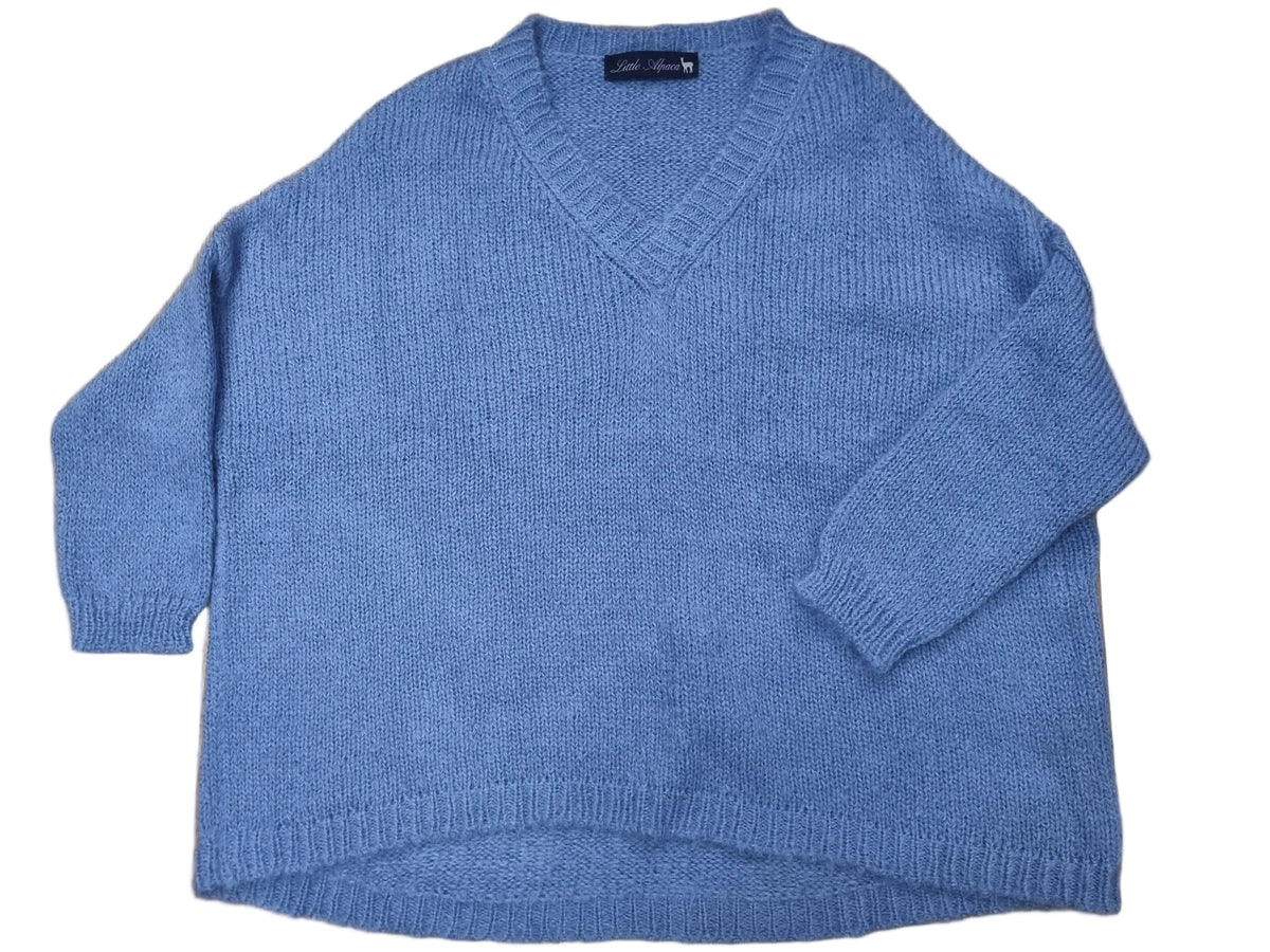 Little Alpaca Suri V Neck One-Size