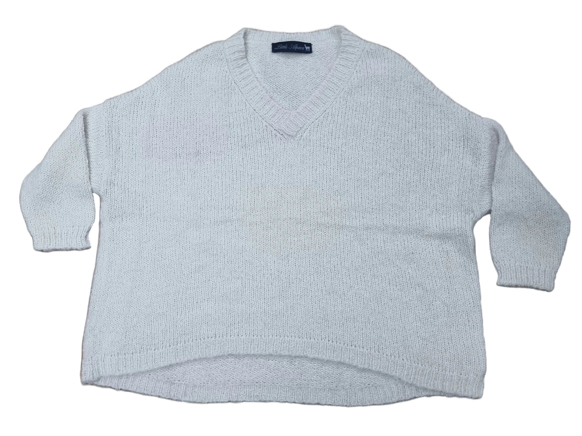 Little Alpaca Suri V Neck One-Size