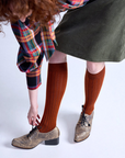 Tightology Long Merino Wool Ribbed Socks
