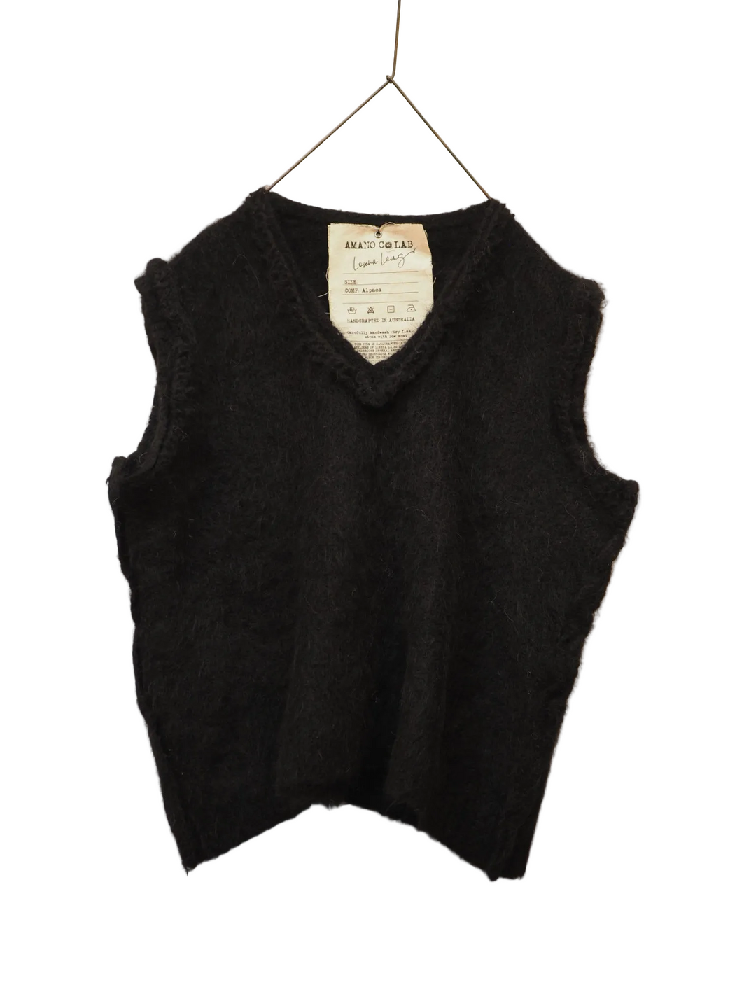 Lorena Laing Luxe Alpaca V Neck Vest