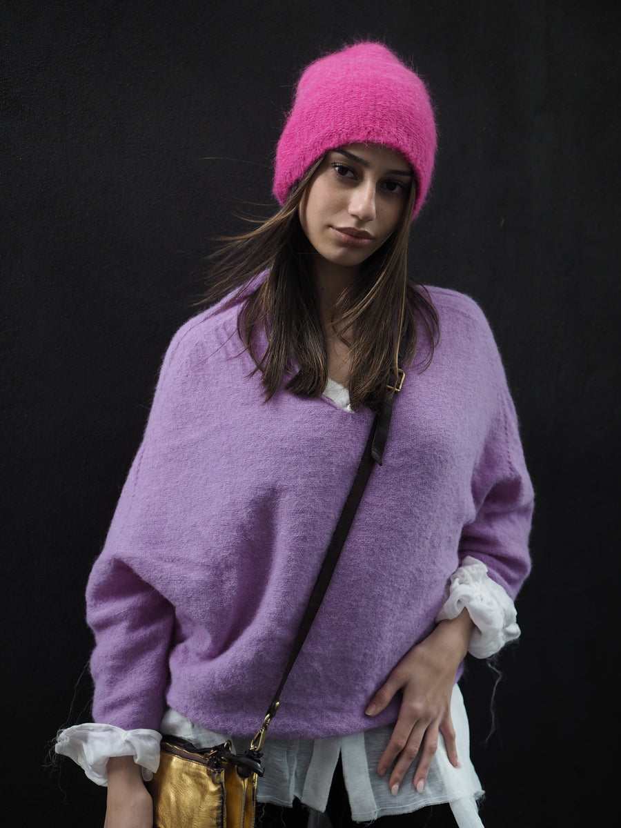 Lorena Laing Luxe Lightweight V-Neck Sweater