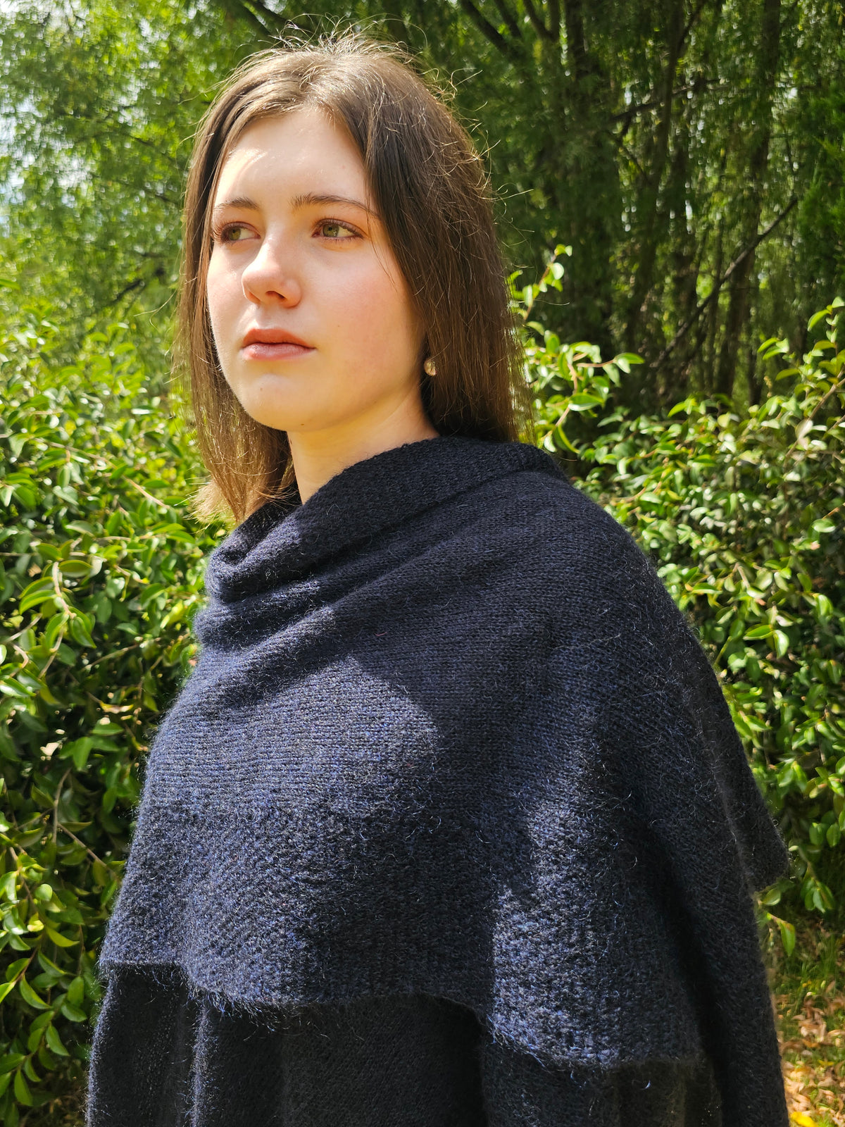 Luna Mohair Split Wrap