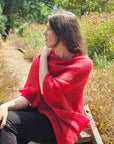 Luna Mohair Split Wrap