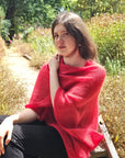 Luna Mohair Split Wrap