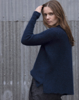 Luna Mohair and Merino Shadow Rib Jumper