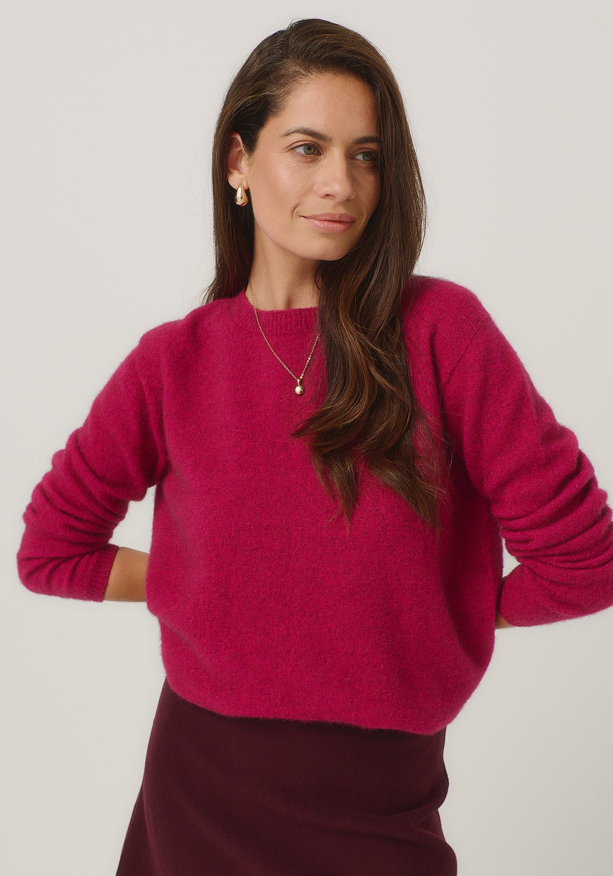 Merinomink Ladies Possum Merino Mia Crew