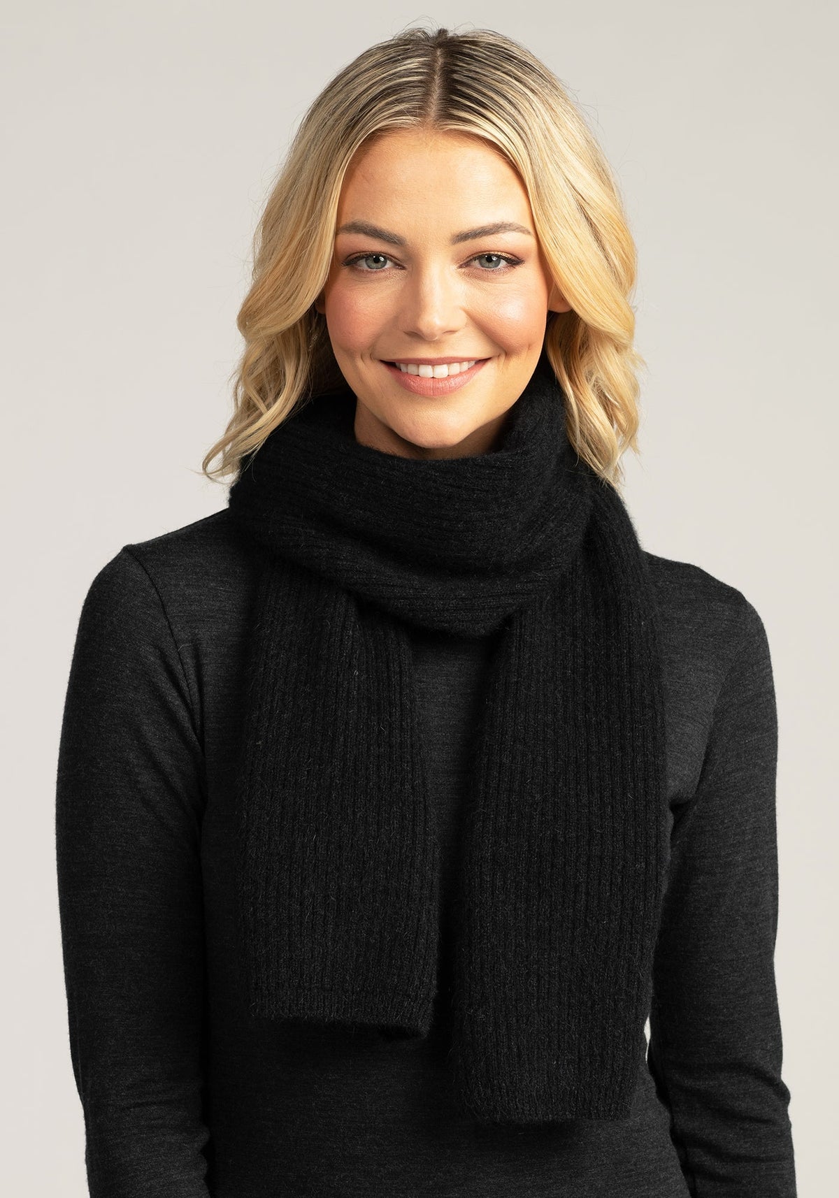 Merinomink Possum Ribbed Scarf