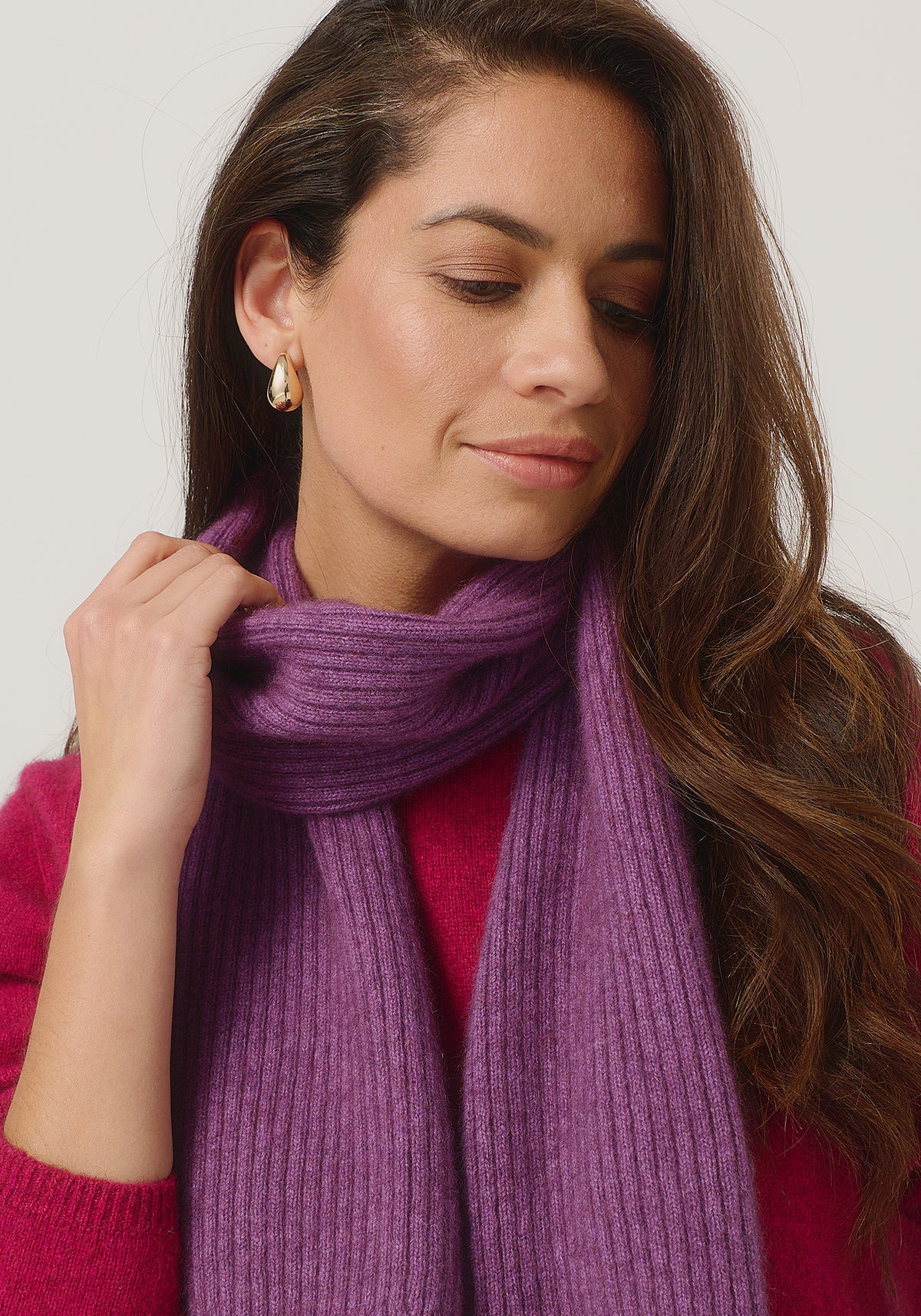 Merinomink Possum Ribbed Scarf