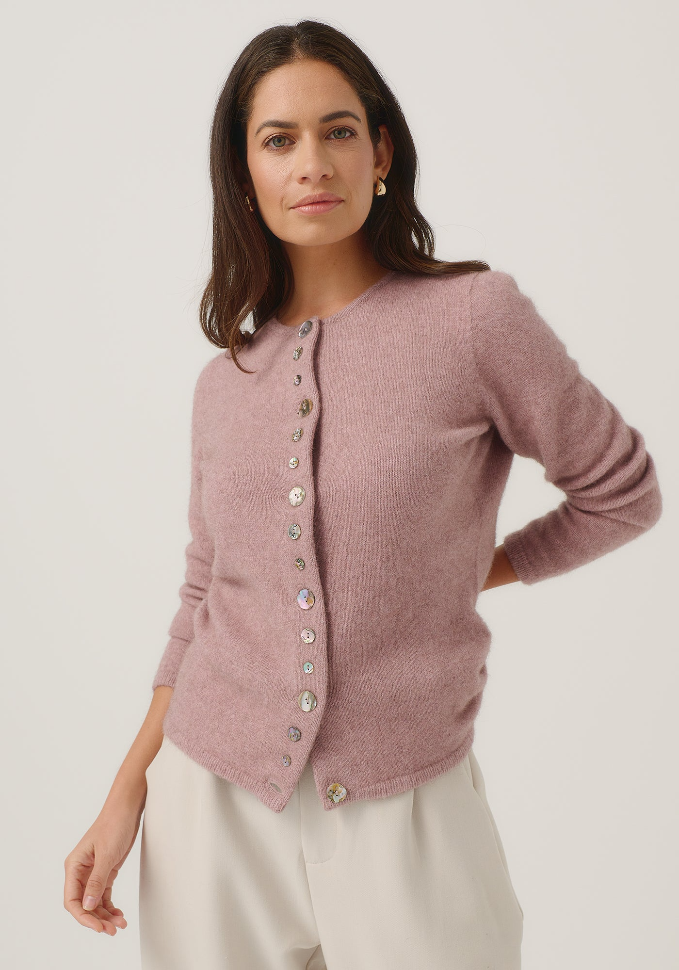 Merinomink Shell Merino Possum Cardi