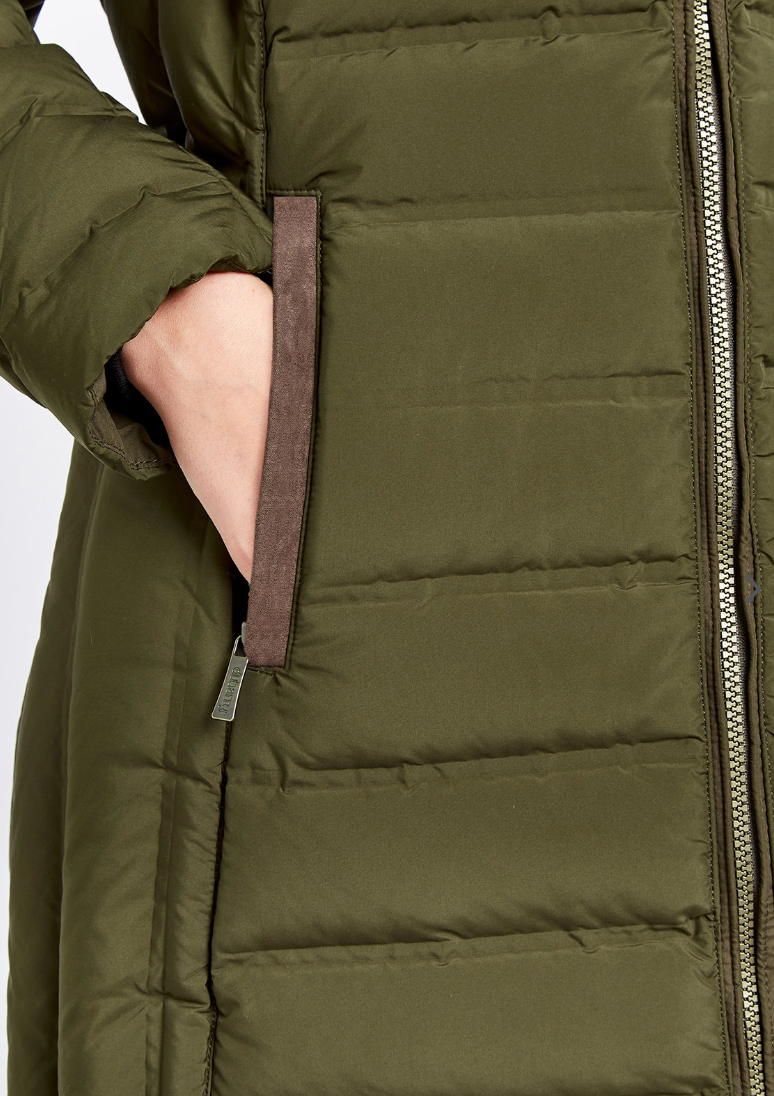 Ballybrophy Quilted Jacket - Olive/Navy