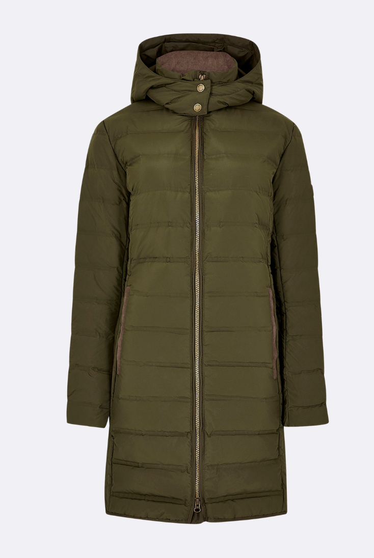 Ballybrophy Quilted Jacket - Olive/Navy