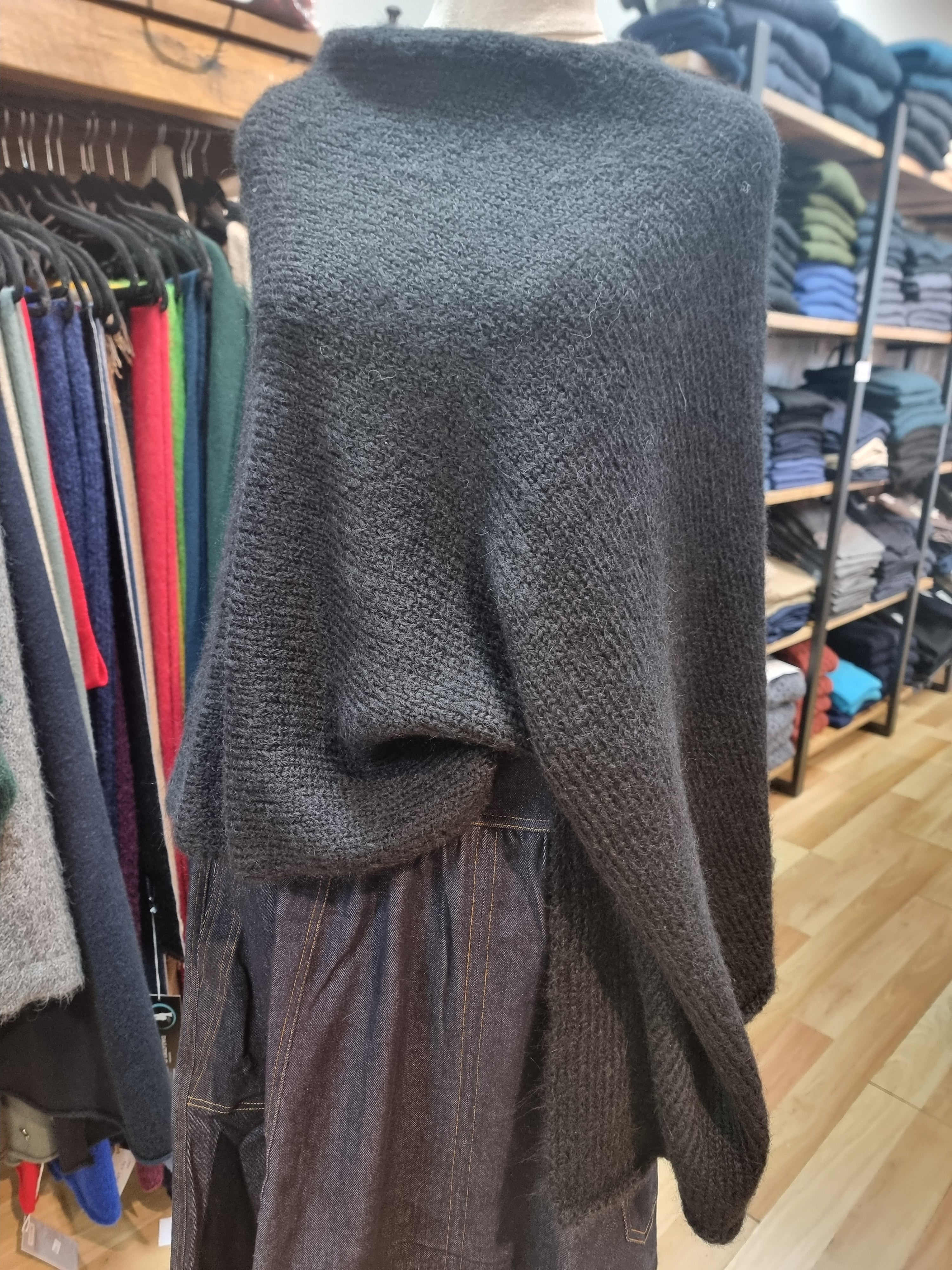 Suri Alpaca Poncho