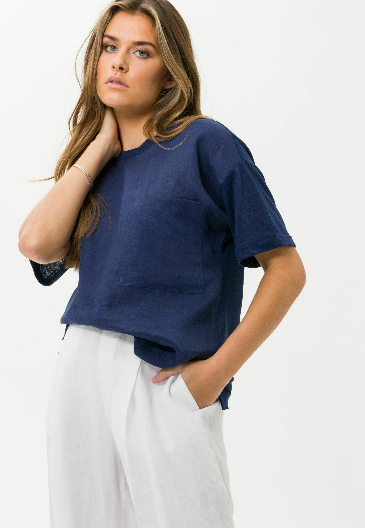 Brax Ladies Candice Linen Tee