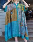 Madame Hall Kaftan Patch Dress