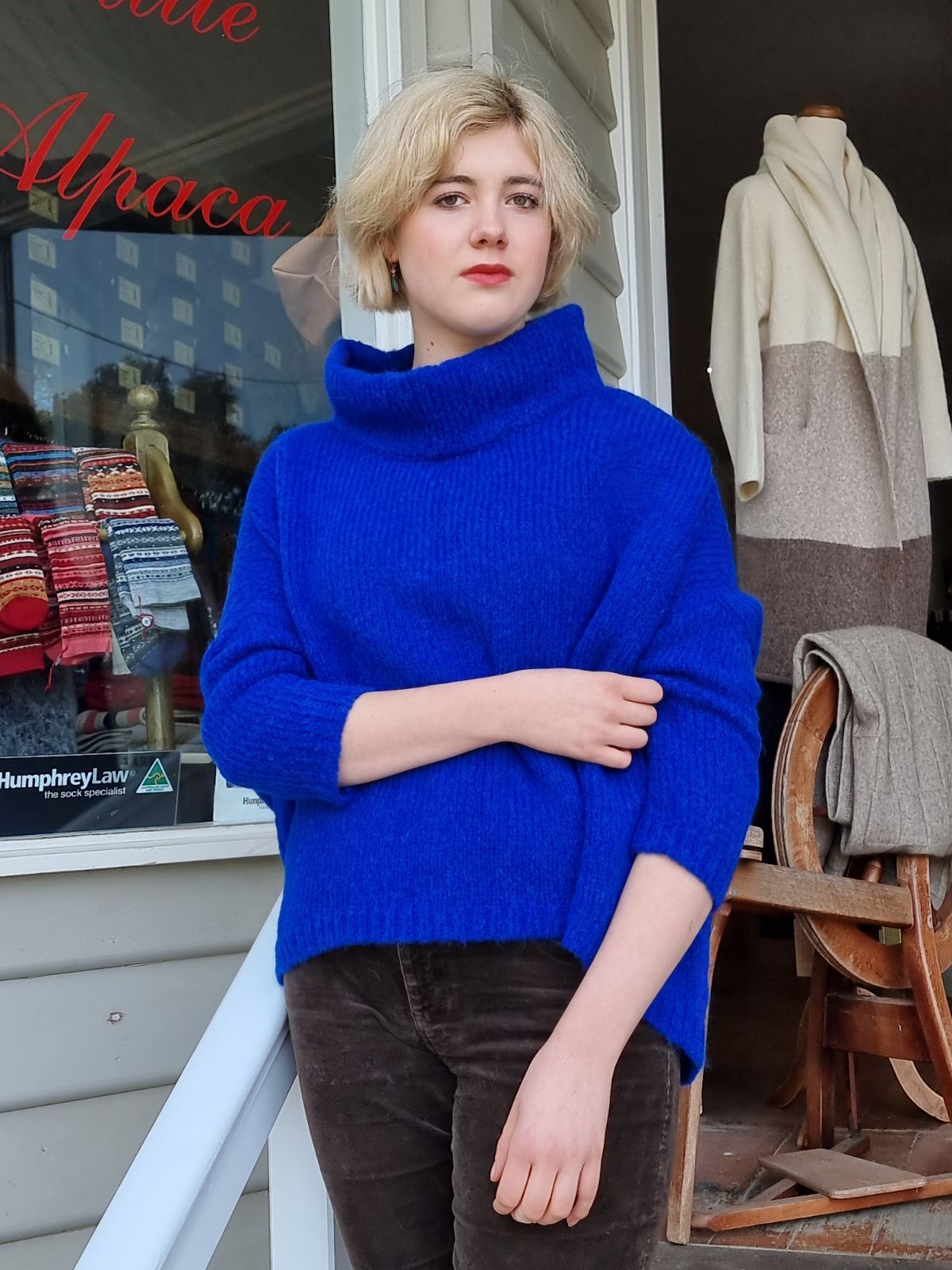 Alpaca Slouchy Sweater/Jumper OS