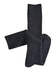 Tightology Long Merino Wool Ribbed Socks