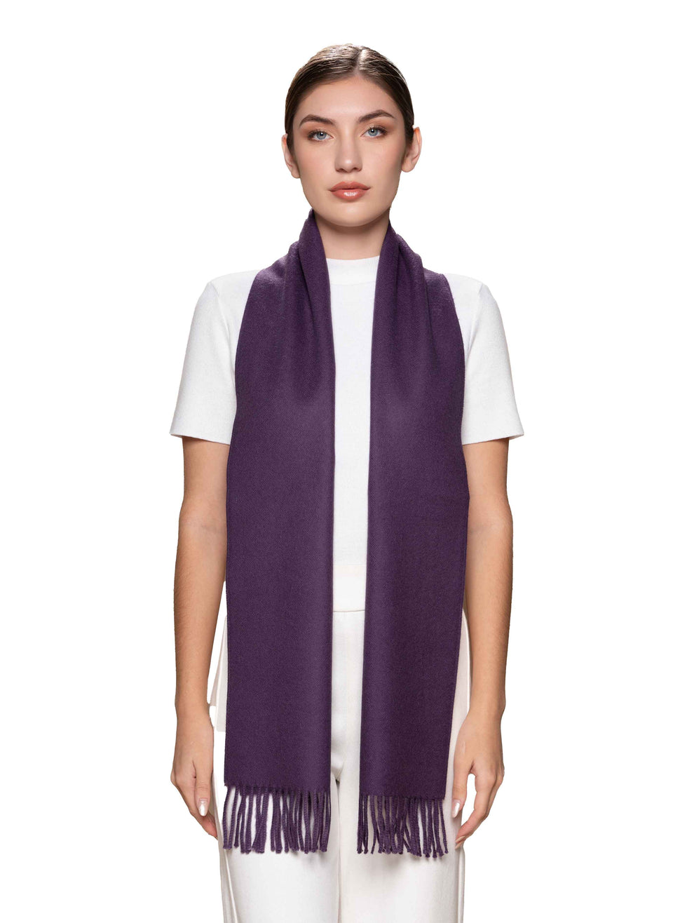 Dalcielo Plain Alpaca Scarf