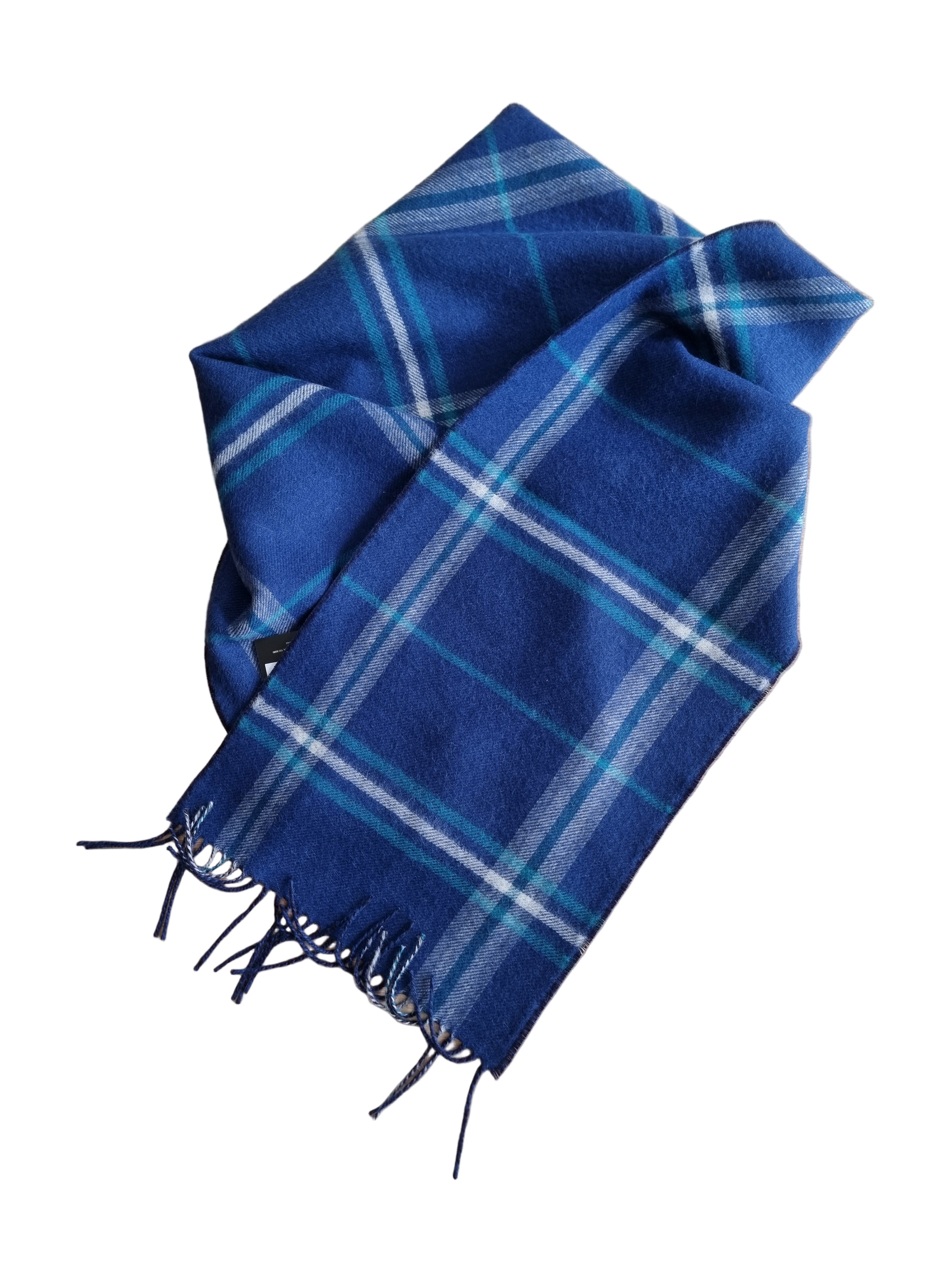 Dalcielo Striped/Check Alpaca Scarf