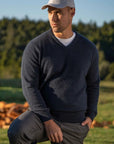 Koru Mens Possum Merino Classic V Neck Sweater