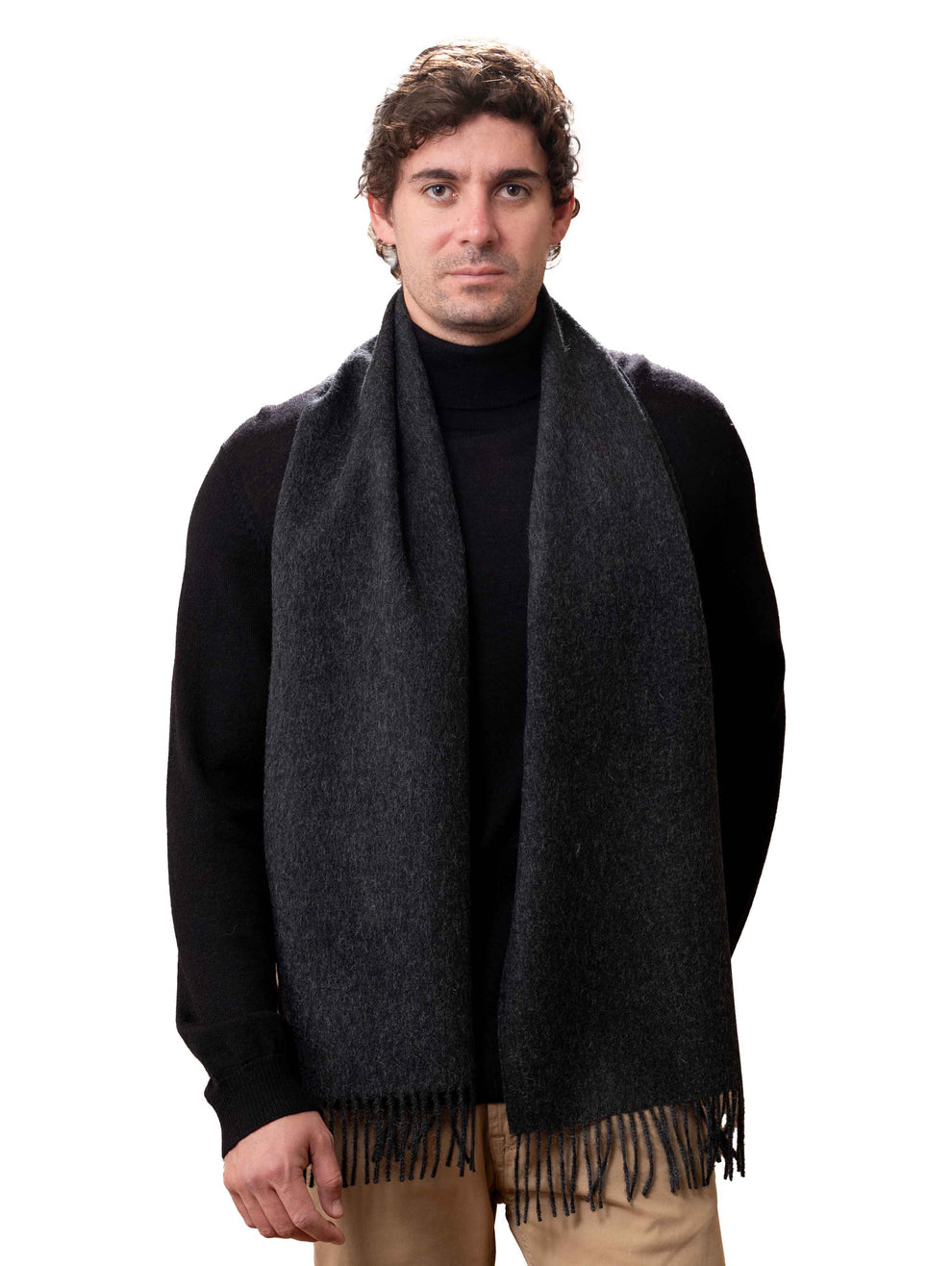 Dalcielo Plain Alpaca Scarf