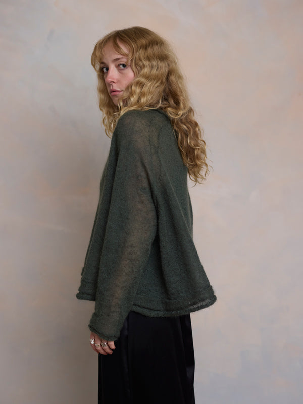 Luna Sheer Mohair Raglan