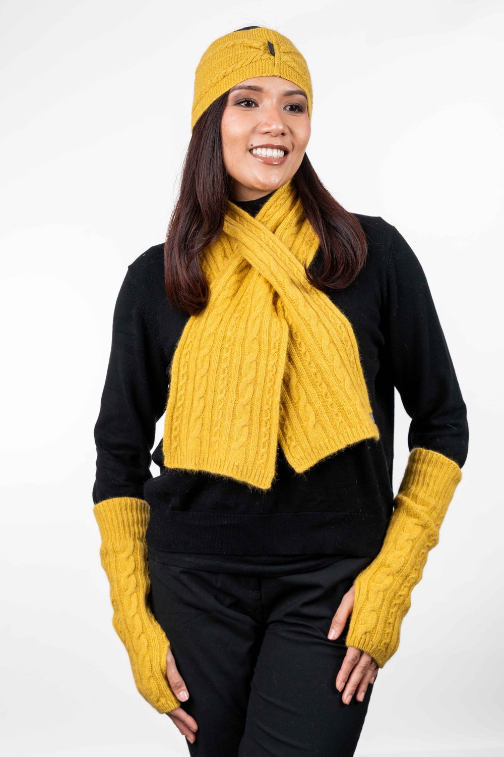 Koru Cable Possum Scarf