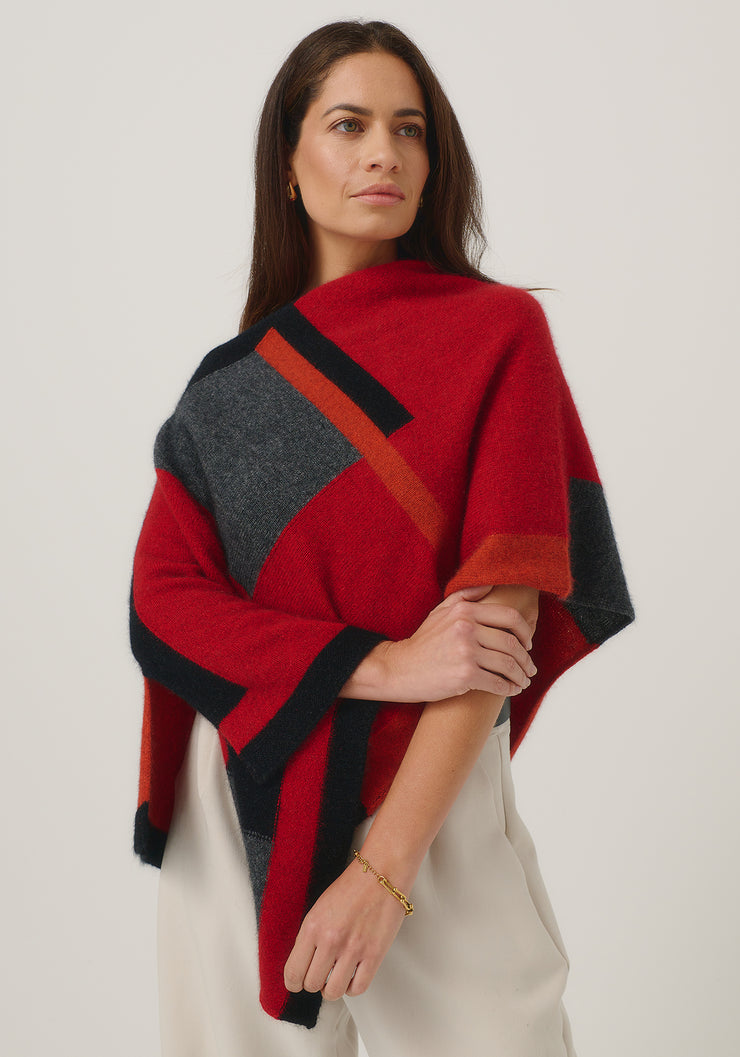 新品タグ付き　高級　メリノミンクEmpress Poncho ニュージランド製 Merinomink Empress Poncho – Little Alpaca