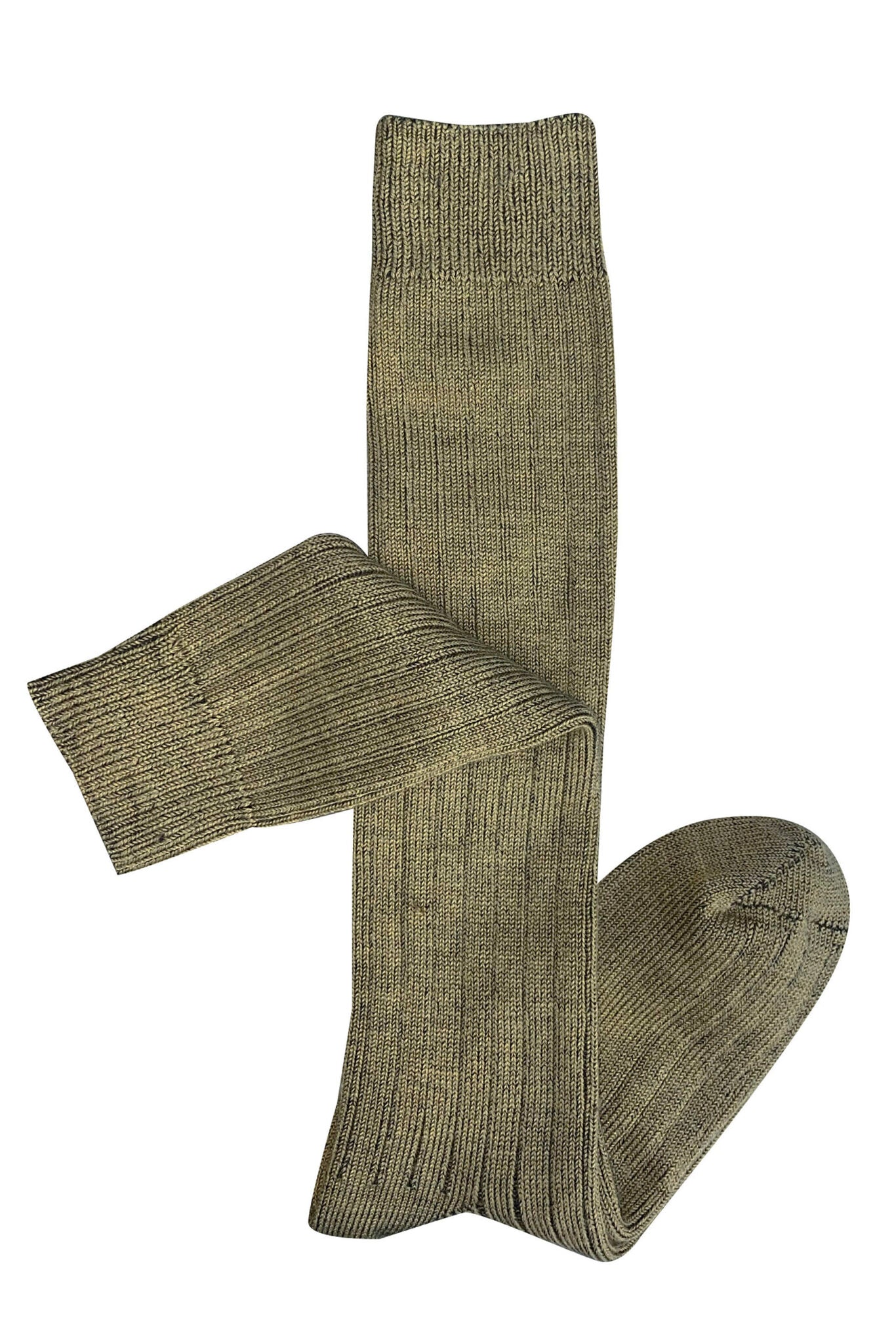 Tightology Long Merino Wool Ribbed Socks
