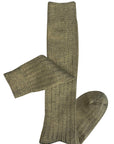 Tightology Long Merino Wool Ribbed Socks