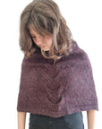 Little Alpaca Cable Poncho