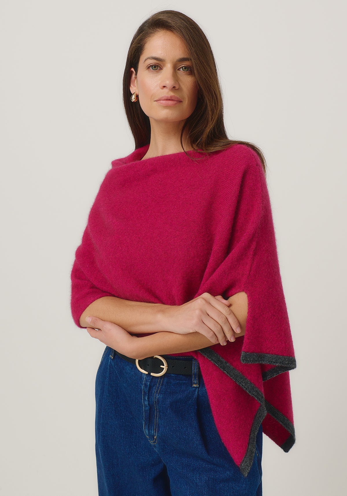 Merinomink Two Tone Poncho