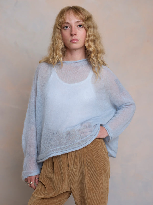 Luna Sheer Mohair Raglan