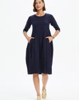Tirelli Diagonal Seam Dress