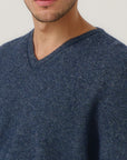 Merinomink Men's V Possum Sweater