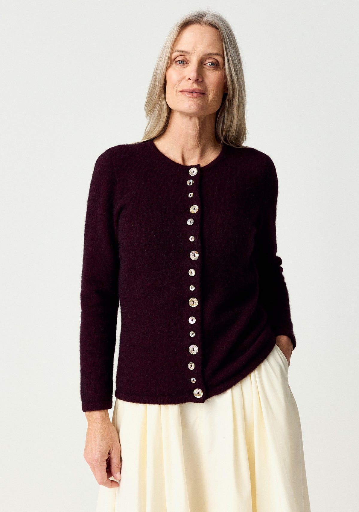Merinomink Shell Merino Possum Cardi
