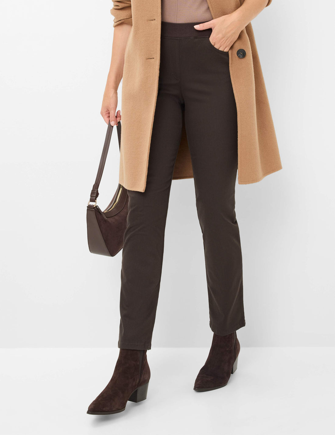 Brax Pamina Slim Elasticated Pull on Pants