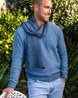 Koru Moss Stitch Possum Merino Plated Men's Crew