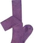 Tightology Long Merino Wool Ribbed Socks