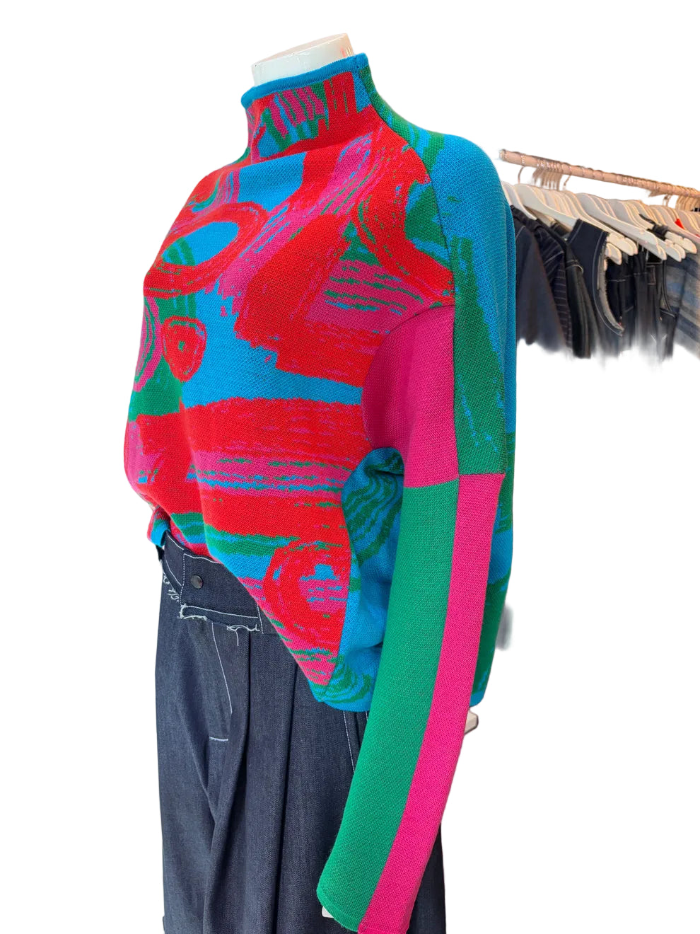 Wool Fool Fool Graffiti Wool Knit Sweater – Little Alpaca