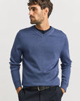 Toorallie Super Fine Men's Merino V-Neck